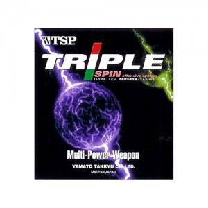 Ss TSP-트리플 스핀 (Triple spin) 평면러버, 파워공격형, 스피드:9.85 스핀:10+a/탁구/라켓/라바/탁구채/러버