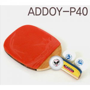 Ss 버터플라이-ADDOY-P40 펜홀더 전문가용/완제품/탁구/라켓/탁구채