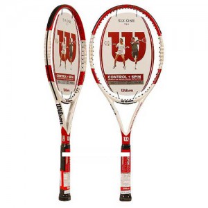 Ss 윌슨-식스 원 95S 테니스라켓/(309g)18x16 (RA)/테니스용품/WILSON