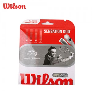 Ss 윌슨-센세이션 듀오 스트링-하이브리드, 게이지:1.25+1.30mm 길이:6M+6M, /테니스/거트/스트링/WILSON