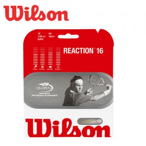 Ss 윌슨-리액션 16 스트링, 게이지:1.30mm/16G 길이:12.2M, 컨트롤성능/테니스/거트/스트링/WILSON
