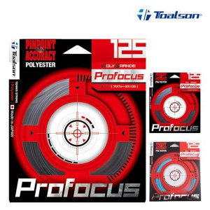 Ss 토알슨-PROFOCUS 125 테니스 스트링 (단품) 1.25mm 13M/테니스/라켓줄/TOALSON