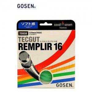 Ss 고센-REMPLIR 1.29 (화이트) 12.2m 스트링/테니스용품/테니스라켓 스트링/GOSEN