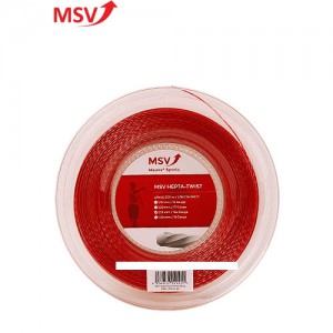Ss MSV-헵타 트위스트 16 1.25 RD (R) (트위스트거트) 스트링/테니스용품/테니스라켓 스트링