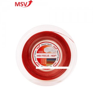 Ss MSV-포커스헥스® 18 1.10 RD (R) (6각거트)스트링/테니스용품/테니스라켓 스트링