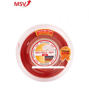 Ss MSV-포커스헥스® 소프트 17 1.25 RD (R) (6각거트)스트링/테니스용품/테니스라켓 스트링