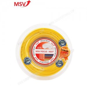 Ss MSV-포커스헥스® 17 1.23 YL (R) (6각거트) 스트링/테니스용품/테니스라켓 스트링