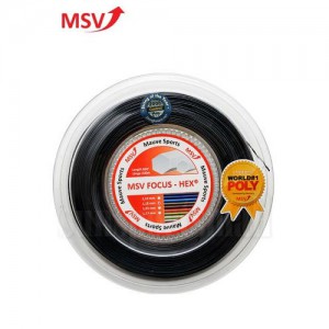 Ss MSV-포커스헥스® 18 1.18 BK (R) 스트링/테니스용품/테니스라켓 스트링