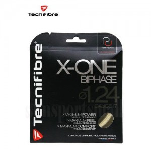 Ss 테크니화이버-X-ONE BIPHASE 1.24 (네츄럴) 스트링/라켓줄/테니스라켓 스트링/TECNIFIBRE