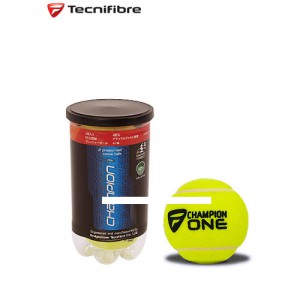 Ss 테크니화이버-챔피온 1 테니스공/1캔 (2개입)유압구/자연산 양모/테니스볼/TECNIFIBRE