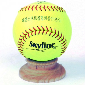 Ss 스카이라인-소프트볼(가죽)-연식 12 inch 12개입/대한소프트볼협회공인구/야구공/체육/스포츠용품