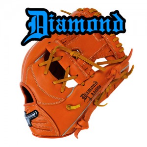 Ss 미즈노-다이아몬드 어빌리티 글러브 16513 우투 야구글러브/오렌지 검정/11.50 inch/야구/글러브