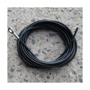 Ss 바디엑스-블랙 PVC코팅 5mm 짐케이블/BLACK PVC Coated to 5mm Gym Cable Wire Rope/1M 길이