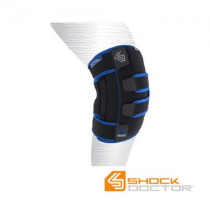 Ss 쇼크닥터-753 무릎 냉온 찜질팩/Ice Recovery Compression Knee Wrap/재사용 및 착탈가능한젤팩