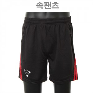 Ss 키카-PU-O1B (BLACK * RED) XL~4L 폴리에스터100%/유니폼/운동복/하의/반바지