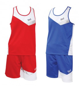 Ss 에버라스트-아마추어 복싱웨어 파랑,빨강 90~110 상하세트 폴리에스테르 /복싱/권투/트레이닝/운동복