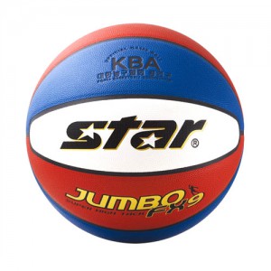 Ss 스타-점보 FX9 (R/B/W) 칼라 7호 BB427-31 농구공/KBA 농구공 공인구 농구/실내외겸용/스타농구공
