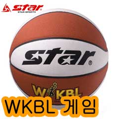Ss 스타-WKBL(GAME) BB366-25 6호 농구공 여자프로농구 공식시합구 경기용농구공/KBA 농구공 공인구 농구/스타농구공