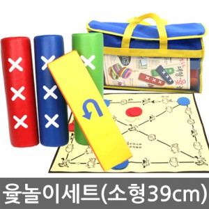 Ss 스매싱스포츠-소형윷놀이(39cm) 윷4개+윷판+윷말+소형가방 세트/학교용품/운동회/전통놀이