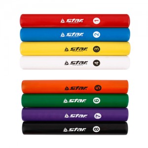 Ss 스타-릴레이봉(알루미늄) 배턴 ZR211 310mm 파랑/빨강/흰색/노랑 4개 1세트 알루미늄바톤/바통/바톤/릴