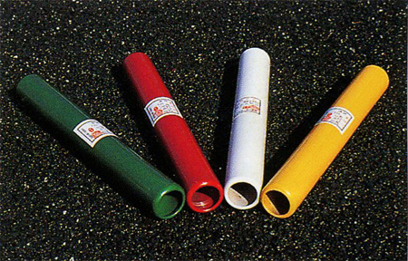 Ss 오성-바톤 OSA-23 일반용 어린이용 백색, 적색, 황색, 녹색 4개 1조, 알미늄/육상기구/알루미늄 바톤