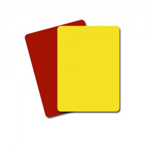 Ss 스매싱스포츠-경고카드 레드카드 옐로우카드 피구용품/스포츠클럽/심판카드