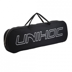 Ss 플로어볼-Stickbag Mirror black (스틱장비 보관) unihoc 풀백/스틱20개 보관가능/기타물품 보관가능/라켓가방/케이스/스틱가방/짐가방