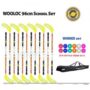 Ss 후크-위너 Wooloc Winner 스쿨세트 [87cm / 96cm]/플로어볼세트/경기용/학교/초등부/성인부/시합용품