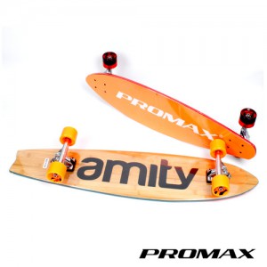 Ss 프로맥스-AMITY 스케이트보드 KO-555A/전문가용/보드-대나무 5layer/레드휠/오렌지휠/스케이트/보드/운동