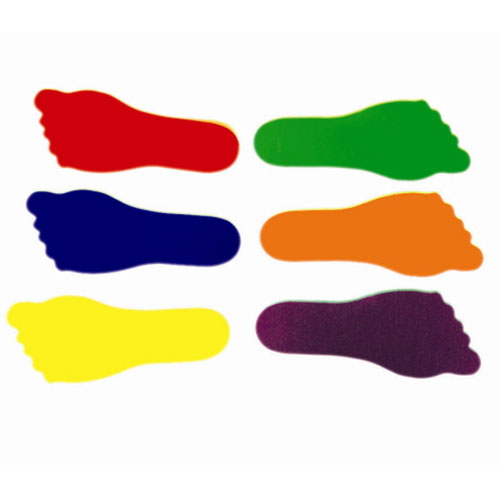 Ss 키드짐-키드짐발마커 (12개세트) 구성 : 오른발6개, 왼발6개(6가지색상) 사이즈 22 X 9cm 빨강, 노랑, 파랑, 녹색, 보라, 주황색/모든연령