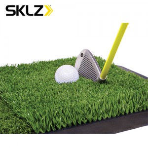 Ss 스킬스-런치패드 (Launch Pad™) 구성-본체 고무티, 크기:가로-약60cm 세로-약30cm 중량-약1.4kg 초록, 재질-고무 인조잔디패드. 미끄럼방지/골프/학교/골프트레이닝/체육/골프연습