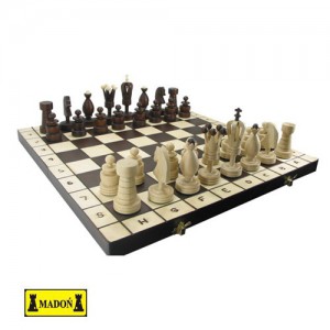 Ss MADON-라지킹스인레이드 체스 (large king&#039;s inlaid) 50cmX50cmX6cm 2.5kg 목재 /체스/취미/마인드스포츠