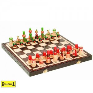 Ss MADON-바부스키 체스 (babushki) 42cmX42cmX5.5cm 1.2kg 핸드메이드 보드게임/체스/취미/마인드스포츠