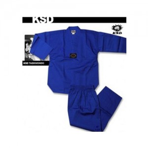 Ss KSD-색도복/블루 레드 블랙/사이즈 100-200/태권도 도복/태권도 유니폼/도복
