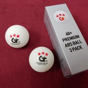 고집통 - GT 탁구공 3구/좋은가성비 1등급 품질/GT Premium ABS 40+