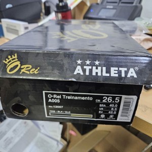 [땡처리 30%할인]아슬레타 - 12007 오레이(O-rei) A005 풋살화 블랙&골드 265 ★반품교환불가 박스훼손