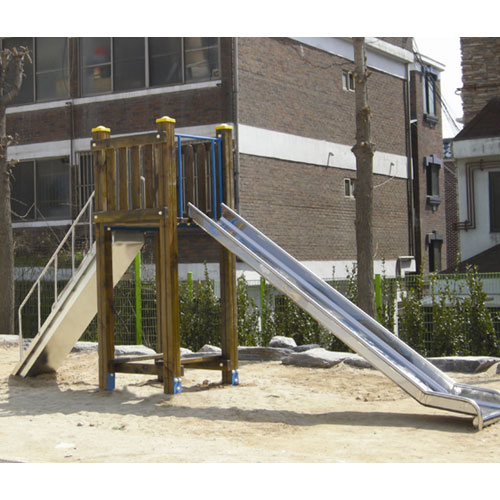한별 한별 - 미끄럼틀 HBP1207B/1승1방락 L660 H220cm 초등학교용 야외놀이시설